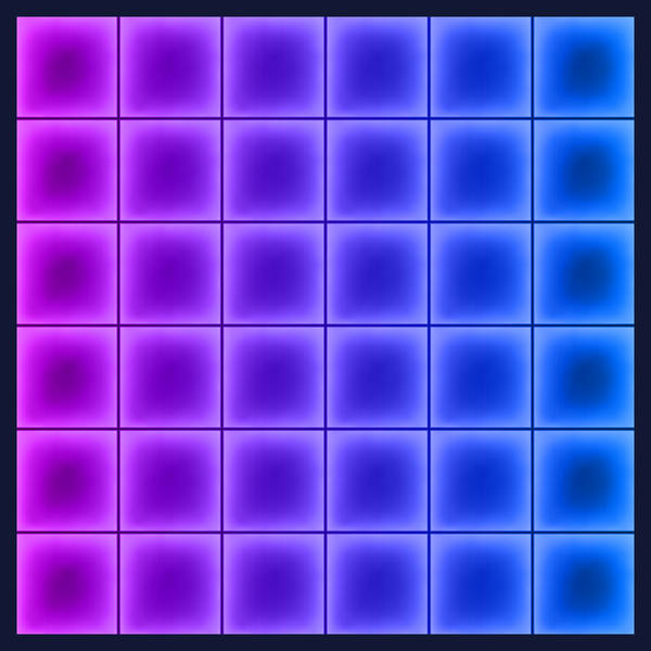 Neon Dance Floor Top View